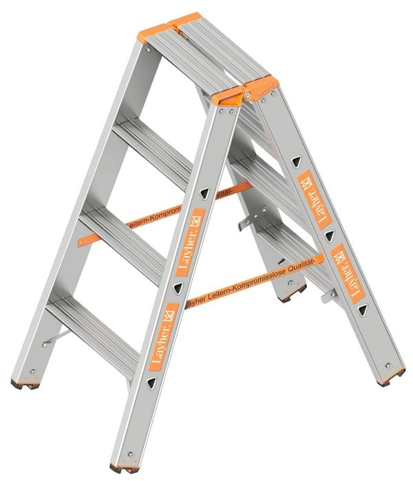 Stufenstehleiter TOPIC 1043 - 2x4 Stufen