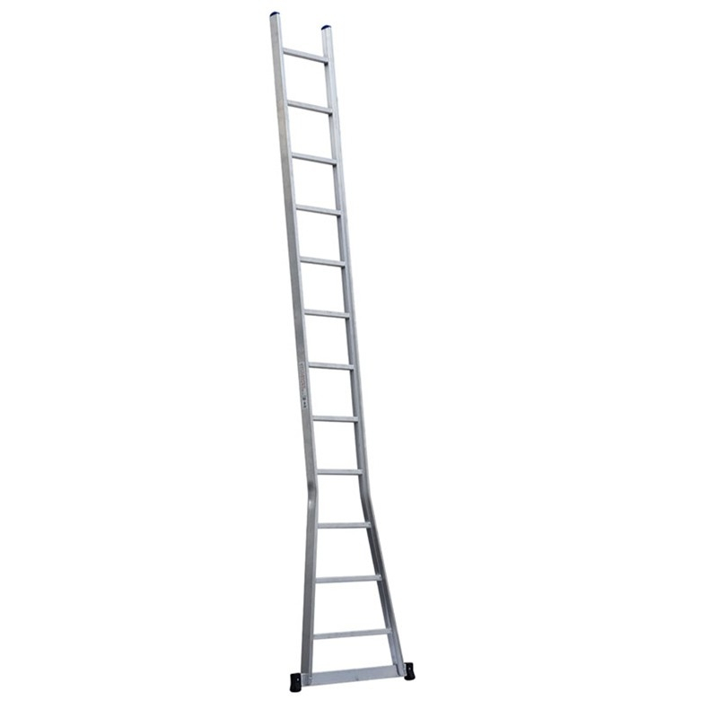  Anlegeleiter "Industrieausführung" 1-teilig, 41cm breit, konisch ausgestellt, 18 Sprossen