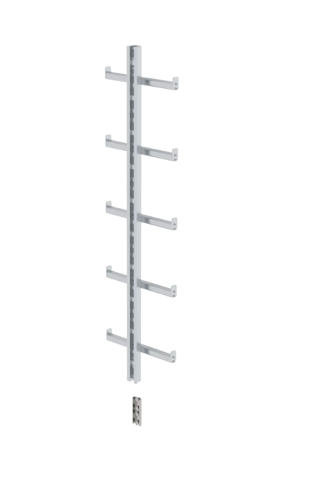 Einholmleiter aus Aluminium, Länge 1,40 m Einholmleiter aus Aluminium, Länge 1,40 m
