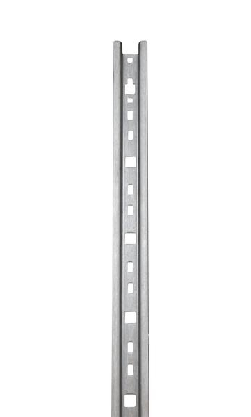 Steigschutzschiene mit Verbindungslasche, Edelstahl V4A (1.4571), Länge 2,80 m