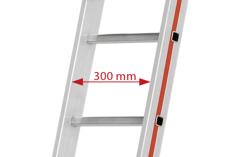 Schiebeleiter, zweiteilig - 2x10 Sprossen