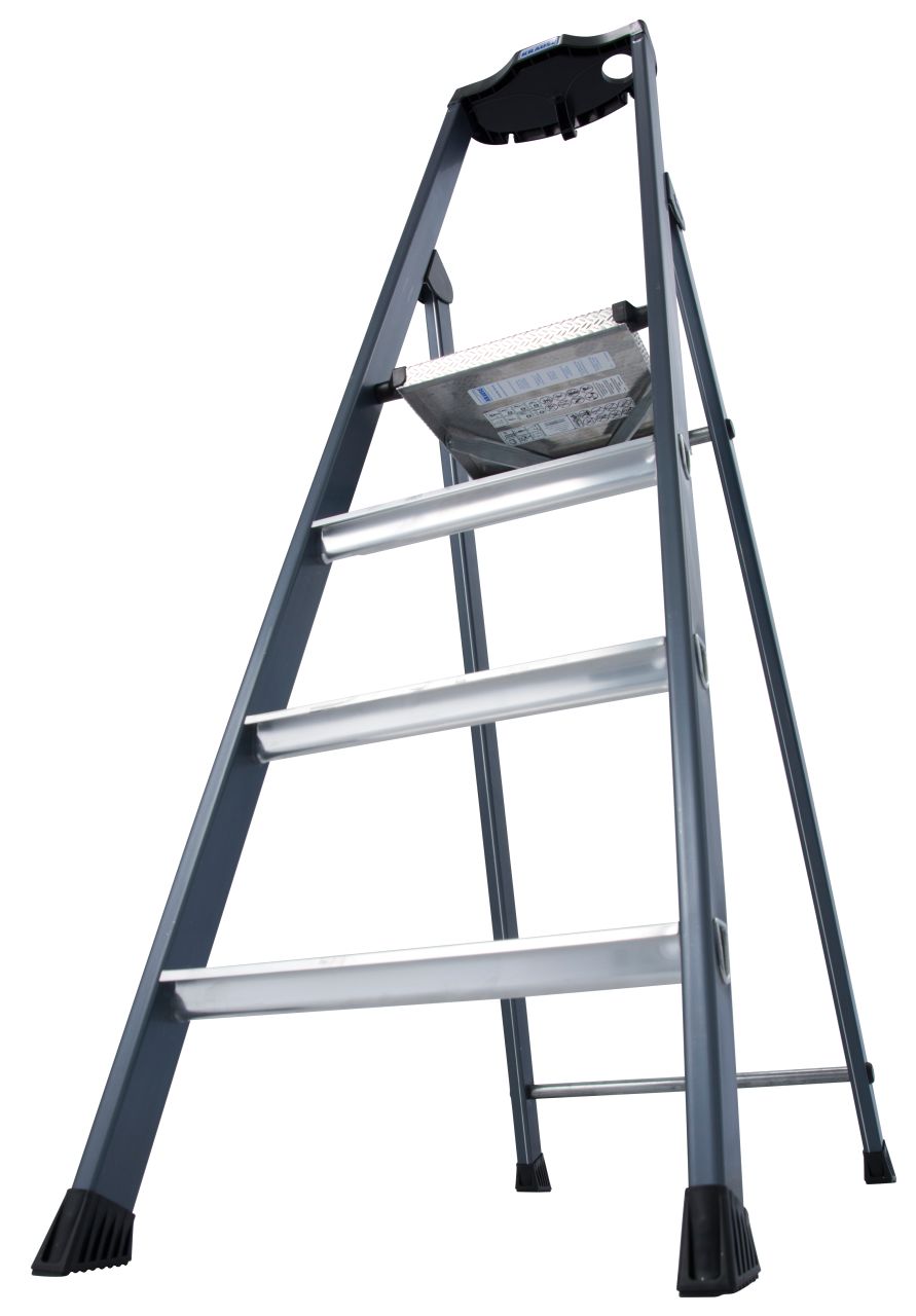 Monto Stufen-Stehleiter SePro S eloxiert 4 Stufen Monto Stufen-Stehleiter SePro S eloxiert 4 Stufen