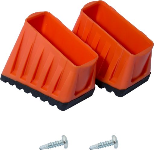 Fußkappe 2K 50 x 20 mm orange (Paar)