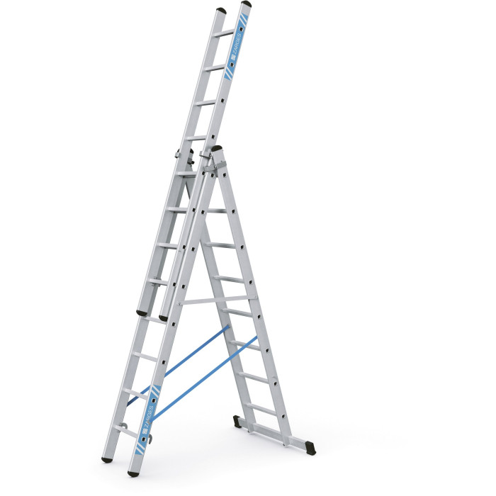 Skymaster X, Gebördelte Mehrzweckleiter, 3-teilig, 3x14 Sprossen