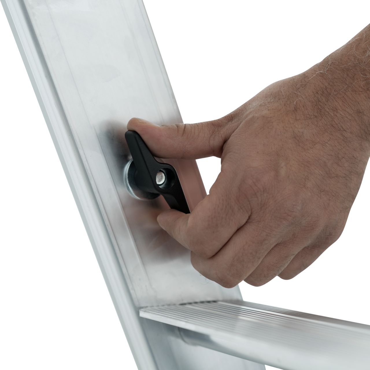 STABILO Teleskop-Stufen-DoppelLeiter, 2x7 Stufen STABILO Teleskop-Stufen-DoppelLeiter, 2x7 Stufen