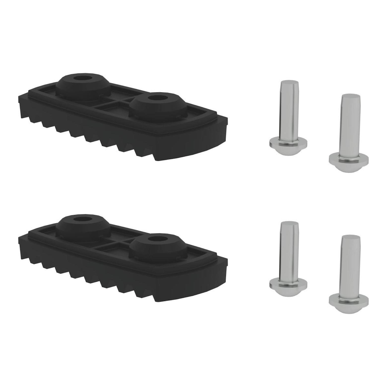Nivello®-Fußplatte elektrisch ableitfähig - Holm 85 x 98  mm