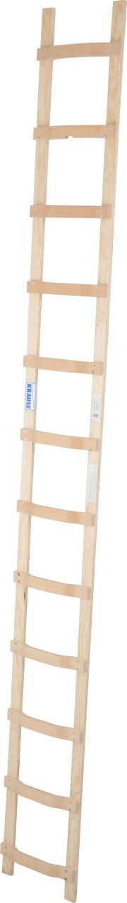 DachLeiter mit 12 Sprossen aus Holz