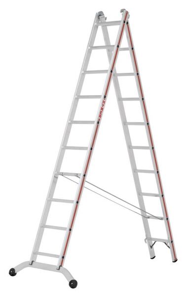 Mehrzweckleiter, zweiteilig - 2x12 Sprossen