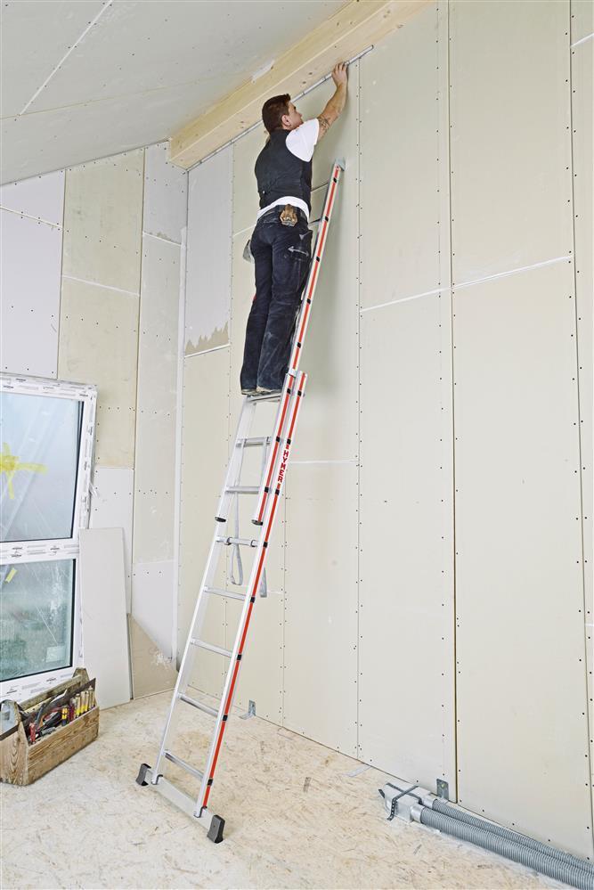 Mehrzweckleiter, zweiteilig - 2x10 Sprossen
