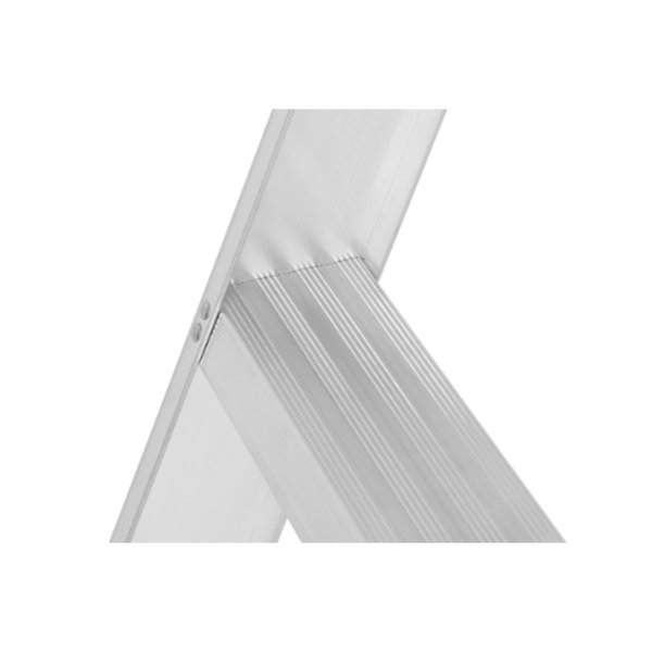 Stufenstehleiter mit Plattform, einseitig begehbar - 6 Stufen