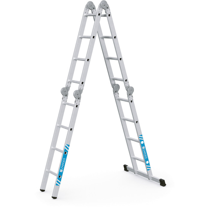 Multitec M, Gebördelte Vielzweckleiter 4-teilig, 4x3 Sprossen