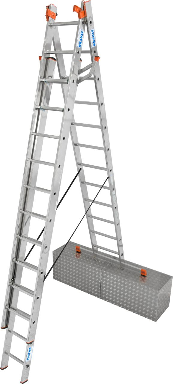 Monto Sprossen-Vielzweckleiter Tribilo, treppengängig 3x12 Sprossen