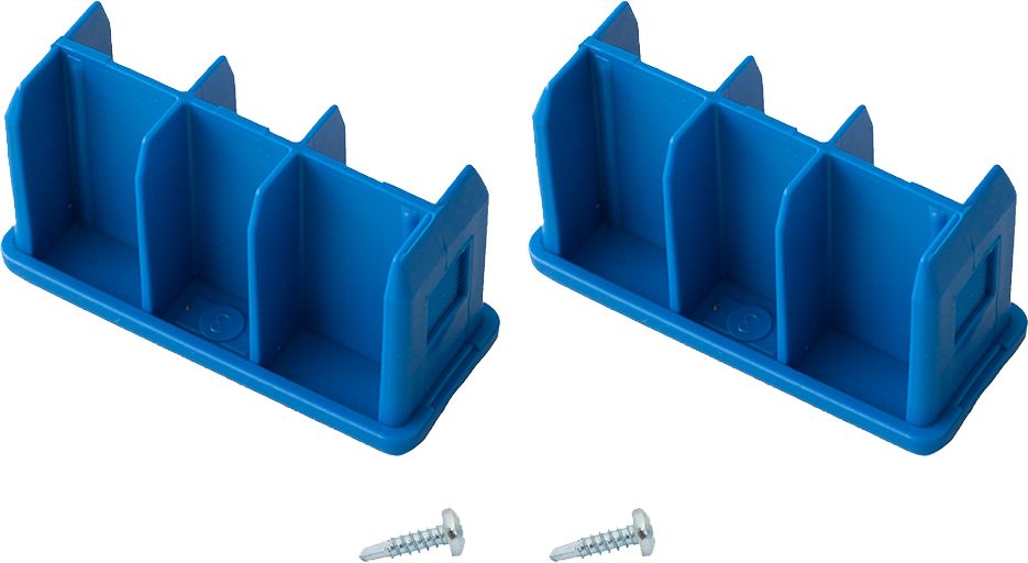 Kopfstopfen 64 x 25 mm blau (Paar) Kopfstopfen 64 x 25 mm blau (Paar)