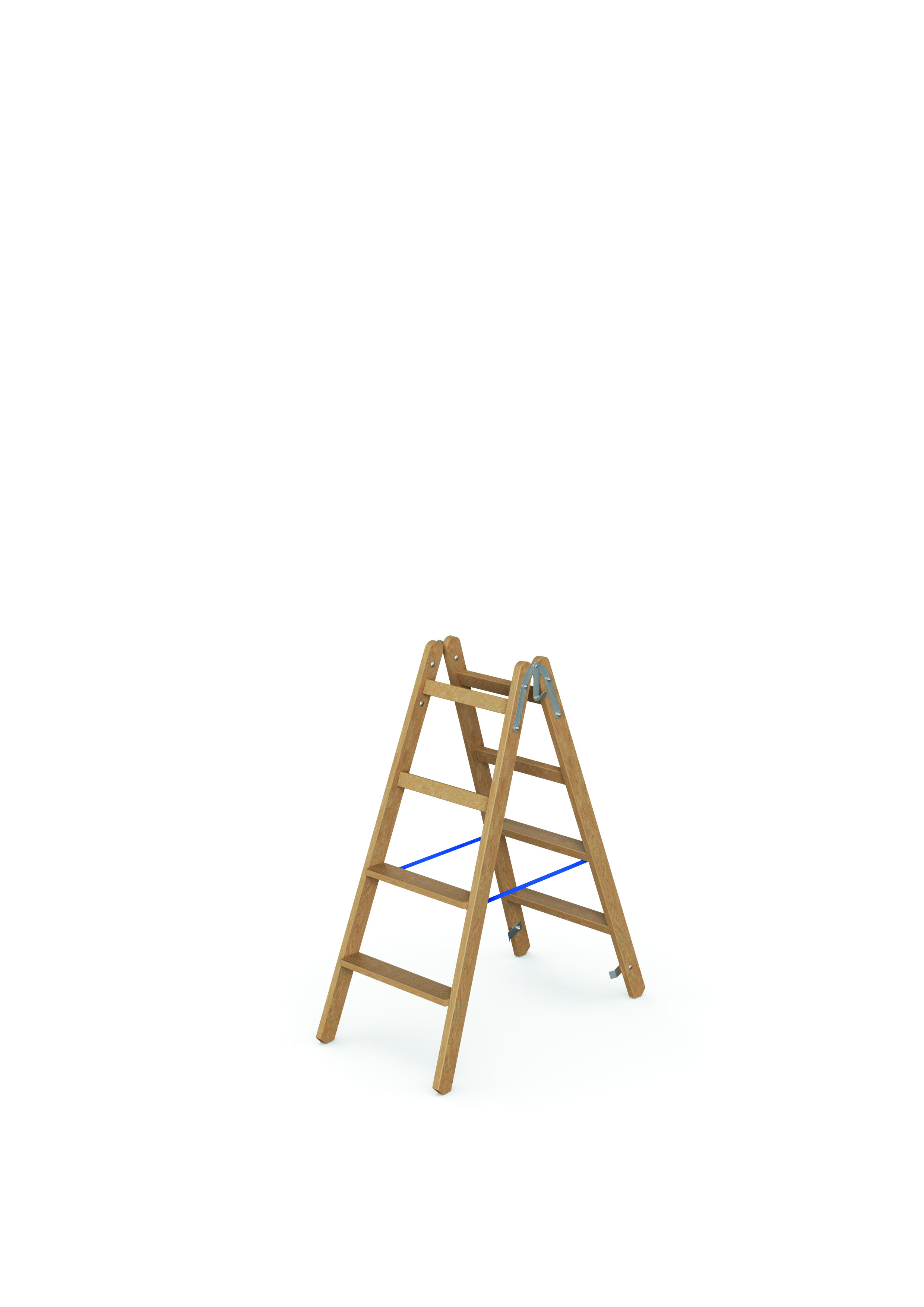 Holz Stufen-Stehleiter