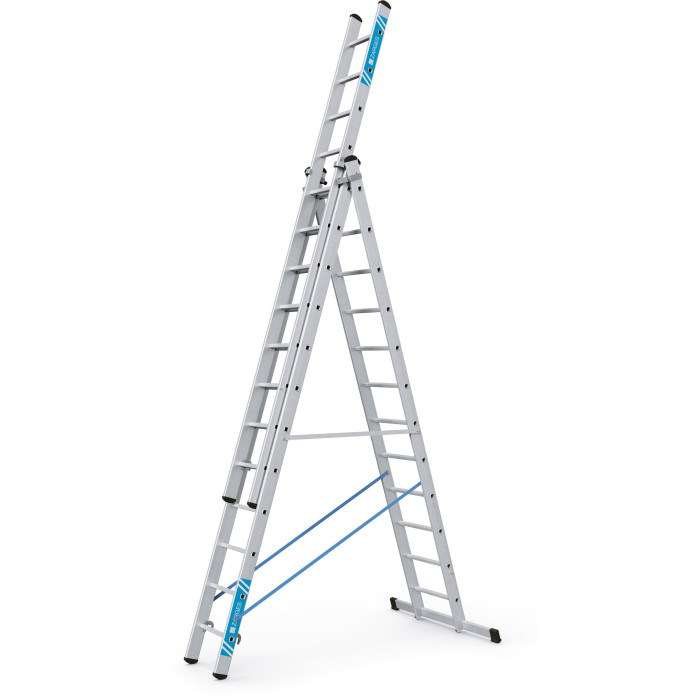 Skymaster X, Gebördelte Mehrzweckleiter, 3-teilig, 3x14 Sprossen