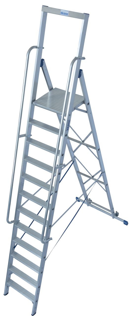 Stabilo Stufen-Stehleiter mit großer Standplattform 12 Stufen