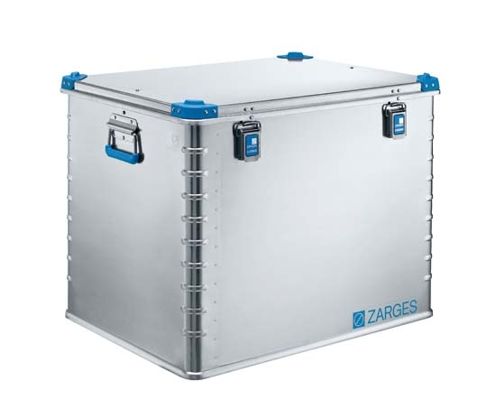 Aufbewahrungsbox für Transport mit Deckel in blauem Plastik - 78