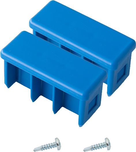 Kopfstopfen 64 x 25 mm blau (Paar)