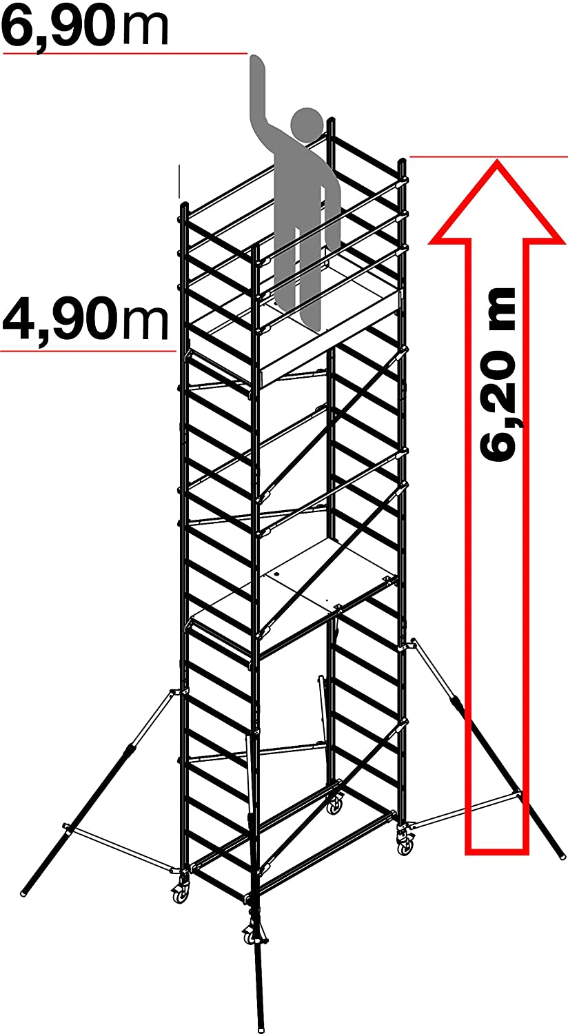  Fahrgerüst "Alto" klappbar S100 6,90 m Arbeitshöhe