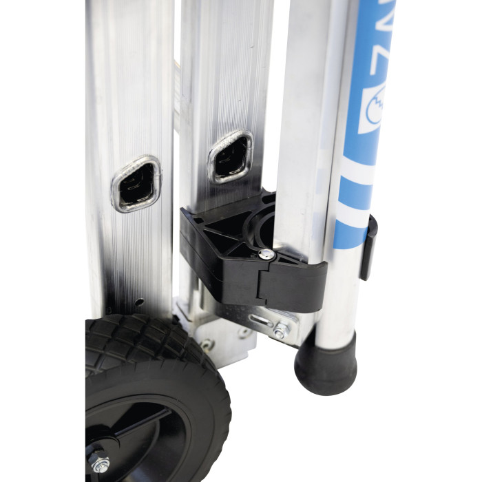 ZAP Masterflex Plus S,  Gebördelte Teleskop-Plattformleiter, 5 Sprossen einschl. Plattform
