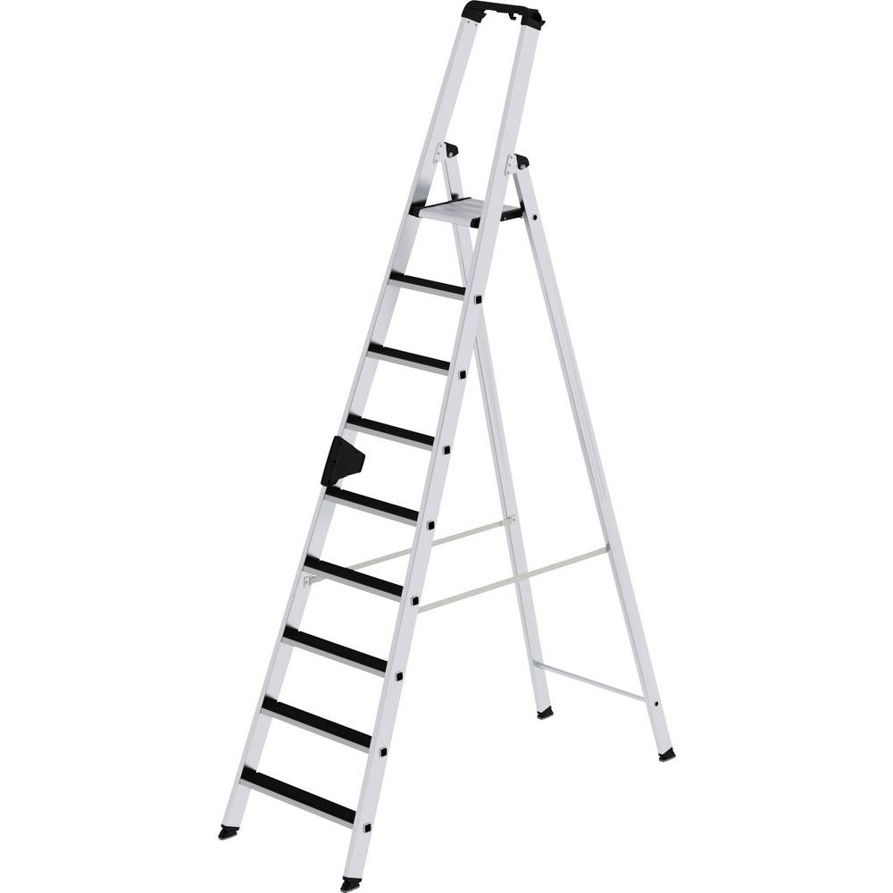 Stufen-Stehleiter, einseitig begehbar, mit clip-step, 3 Stufen