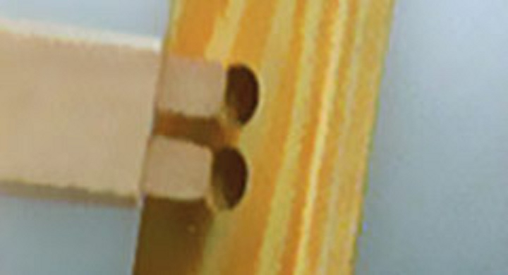 Holzanlegeleiter 6 Sprossen/Stufen