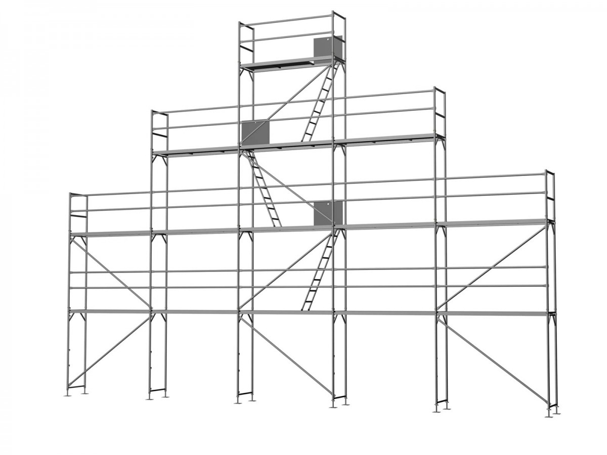 Giebelgerüst groß - 2,5 m Felder