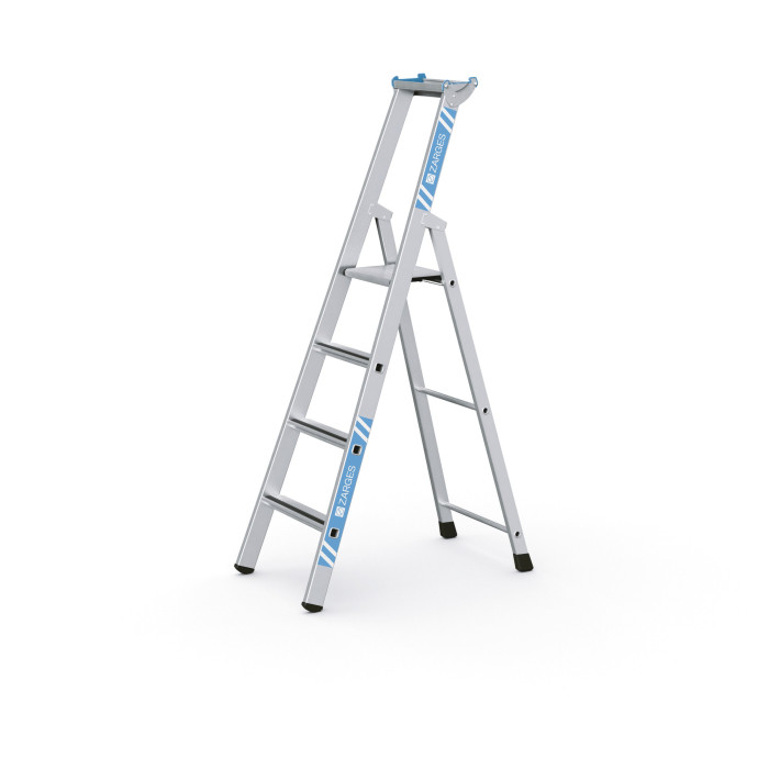 Saferstep S, Gebördelte Stufen-Stehleiter, 6 Stufen einschl. Plattform