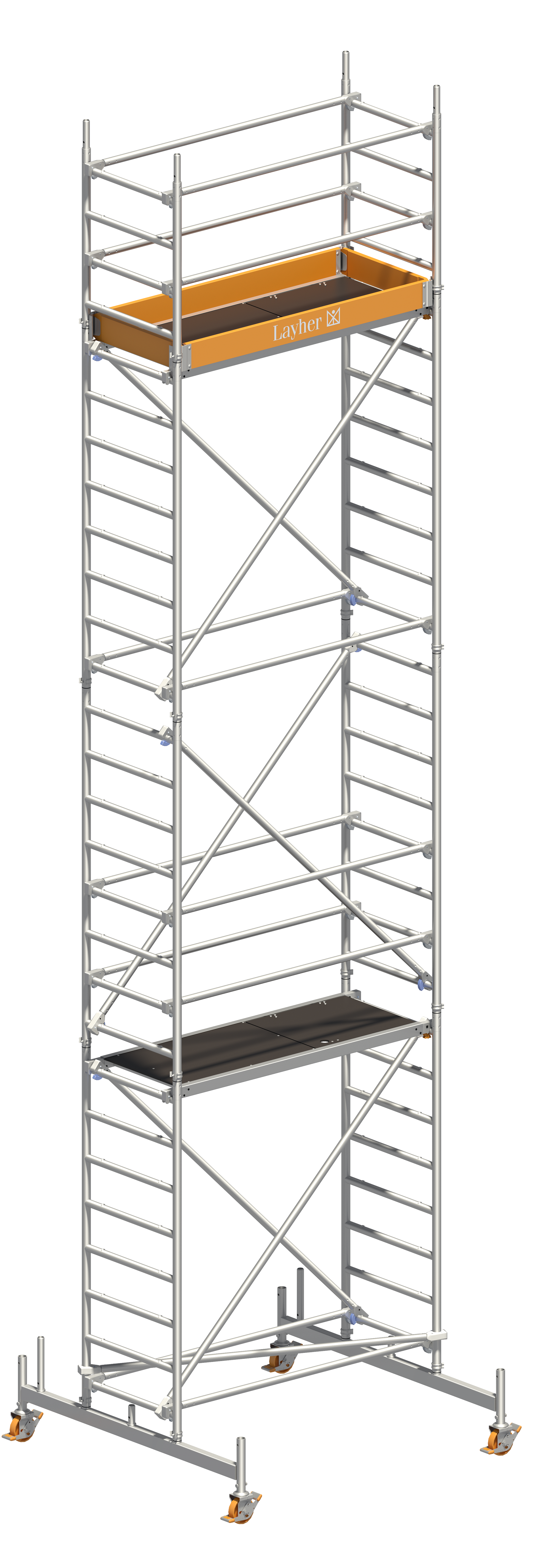 Uni Leicht Mindestanforderung DIN EN 1004:2004, AH 8,26 m Uni Leicht, Arbeitshöhe 8,26 m