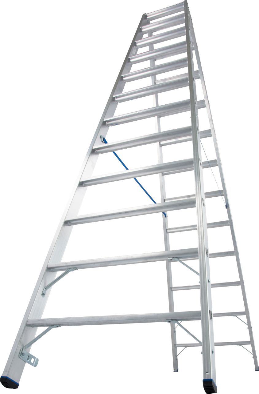 Stabilo Stufen-Doppelleiter 2x12 Stufen