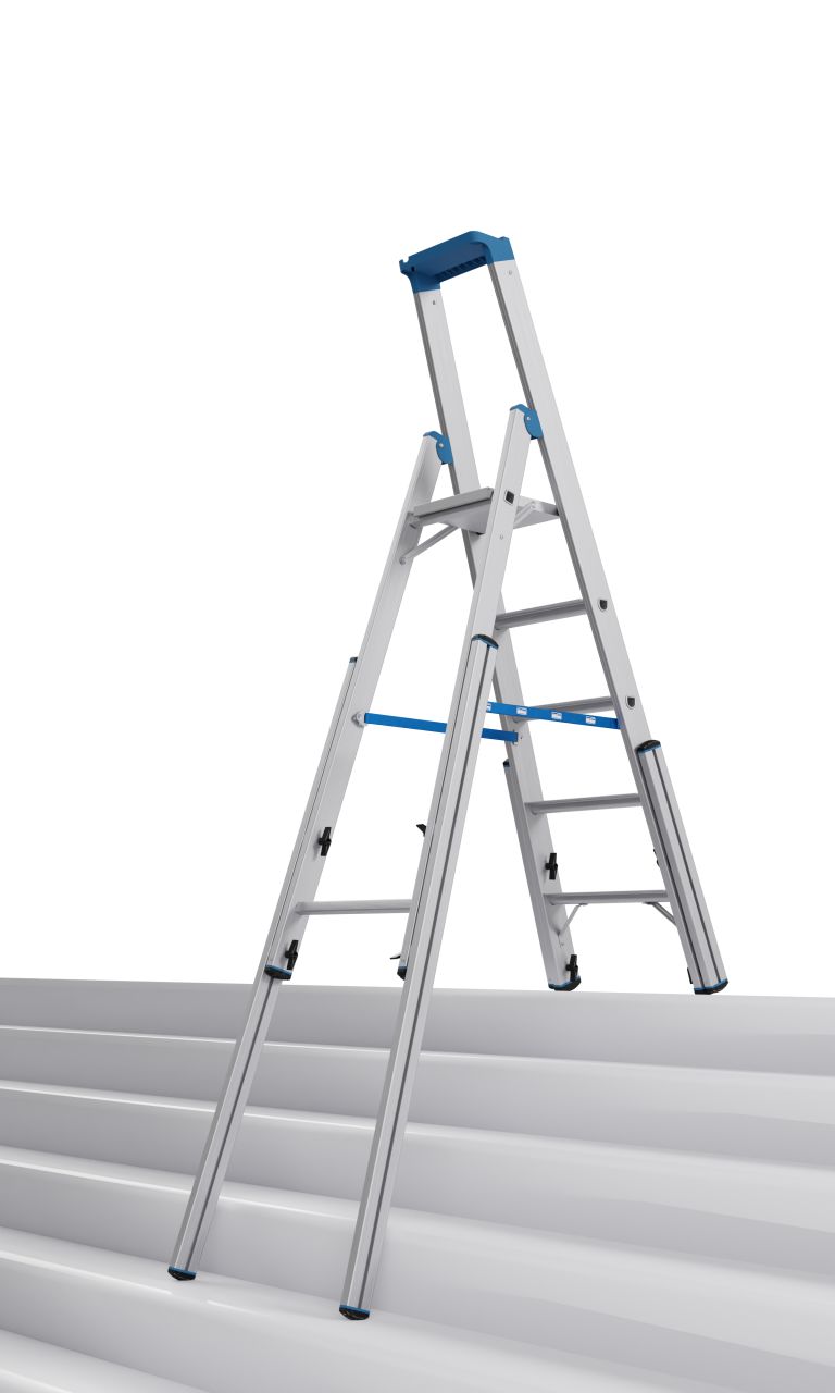 STABILO Teleskop-Stufen-StehLeiter, 5 Stufen STABILO Teleskop-Stufen-StehLeiter, 5 Stufen