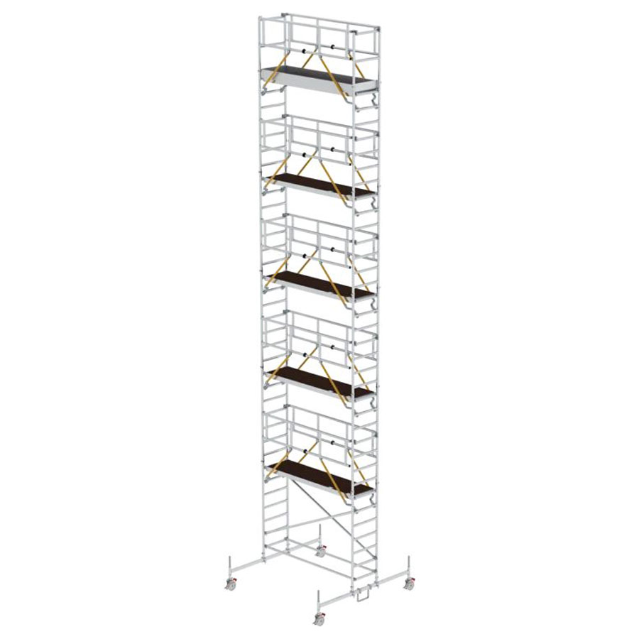 Rollgerüst SG mit Fahrbalken Plattformgröße 2,45 x 0,75 m Arbeitshöhe 11,70 m