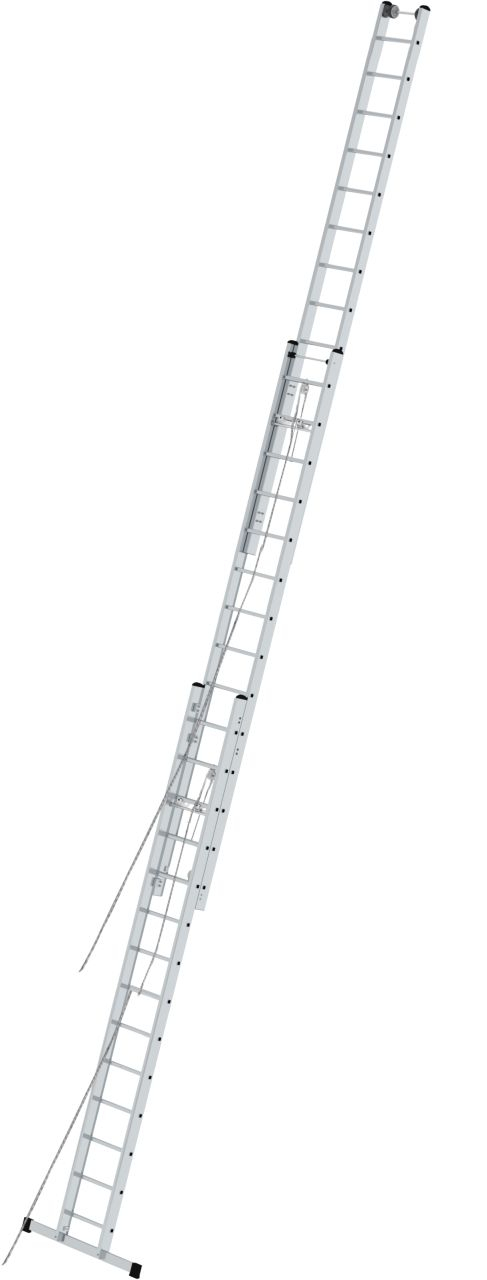 Stabilo Sprossen-Seilzugleiter, dreiteilig 3x14 Sprossen/Stufen