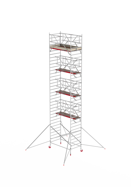 RS TOWER 42 Fahrgerüst - 7.20 m Arbeitshöhe - 1.35 m breit - 1.85 m Holzplattform - Safe-Quick® + Streben RS TOWER 42 Fahrgerüst - 7.20 m Arbeitshöhe - 1.35 m breit - 1.85 m Holzplattform - Safe-Quick® + Streben