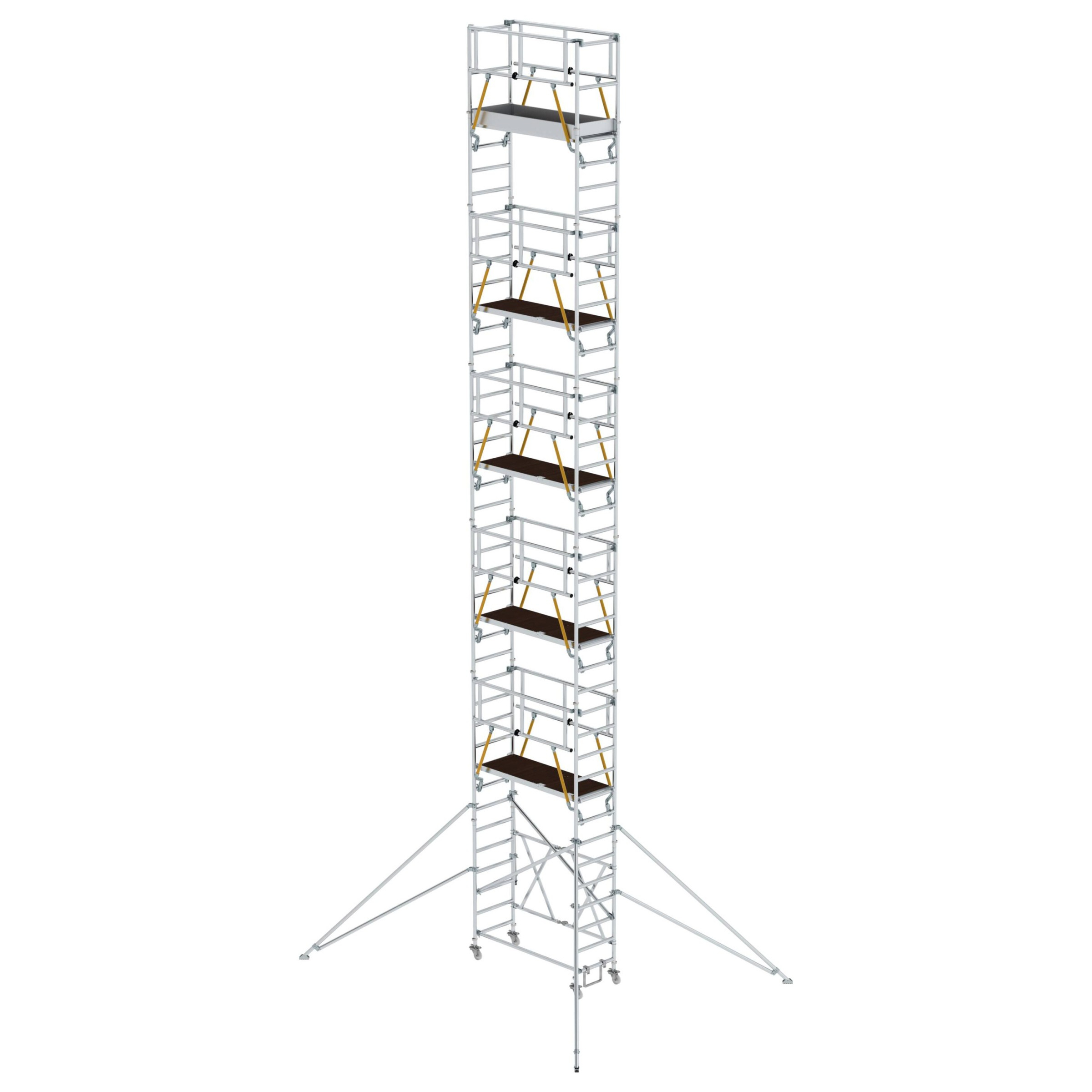 Aluminium-Klappgerüst SG mit Ausleger, Gerüstgröße 1,80 x 0,75 m, Arbeitshöhe 13,04 m Aluminium-Klappgerüst SG mit Ausleger, Gerüstgröße 1,80 x 0,75 m, Arbeitshöhe 13,04 m