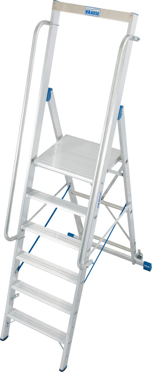 Stabilo Stufen-Stehleiter mit großer Standplattform 6 Stufen