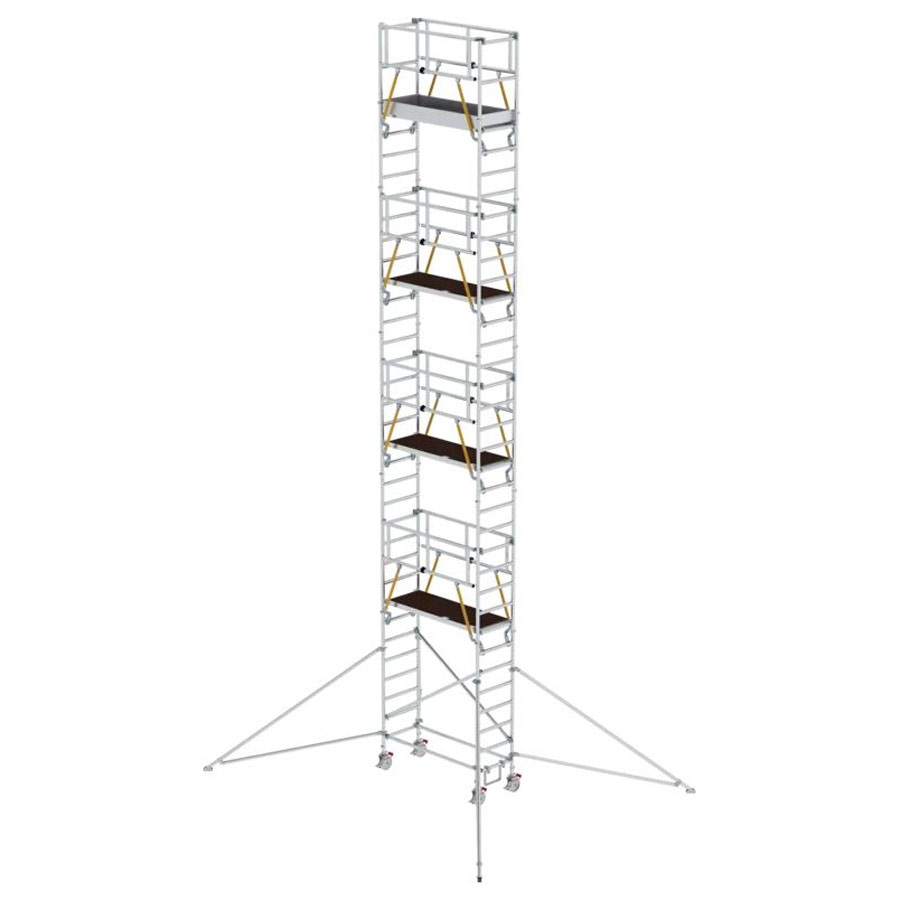 Aluminium-Klappgerüst SG mit Ausleger, Gerüstgröße 1,80 x 1,35 m, Arbeitshöhe 11,08 m Aluminium-Klappgerüst SG mit Ausleger, Gerüstgröße 1,80 x 1,35 m, Arbeitshöhe 11,08 m