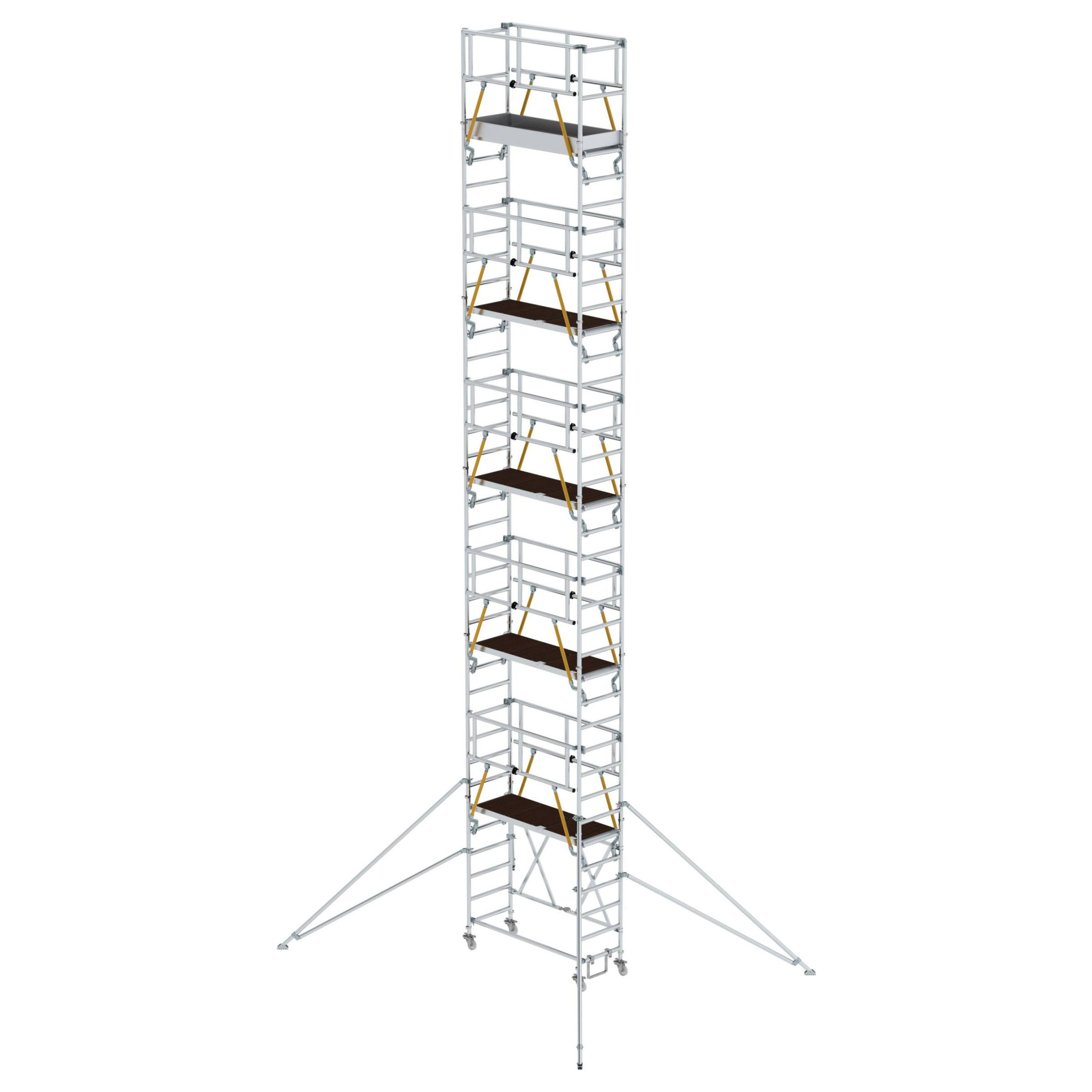 Aluminium-Klappgerüst SG mit Ausleger, Gerüstgröße 1,80 x 0,75 m, Arbeitshöhe 11,89 m Aluminium-Klappgerüst SG mit Ausleger, Gerüstgröße 1,80 x 0,75 m, Arbeitshöhe 11,89 m