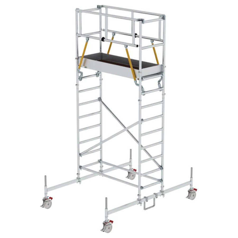 Rollgerüst SG mit Fahrbalken Plattformgröße 2,45 x 0,75 m Arbeitshöhe 11,70 m