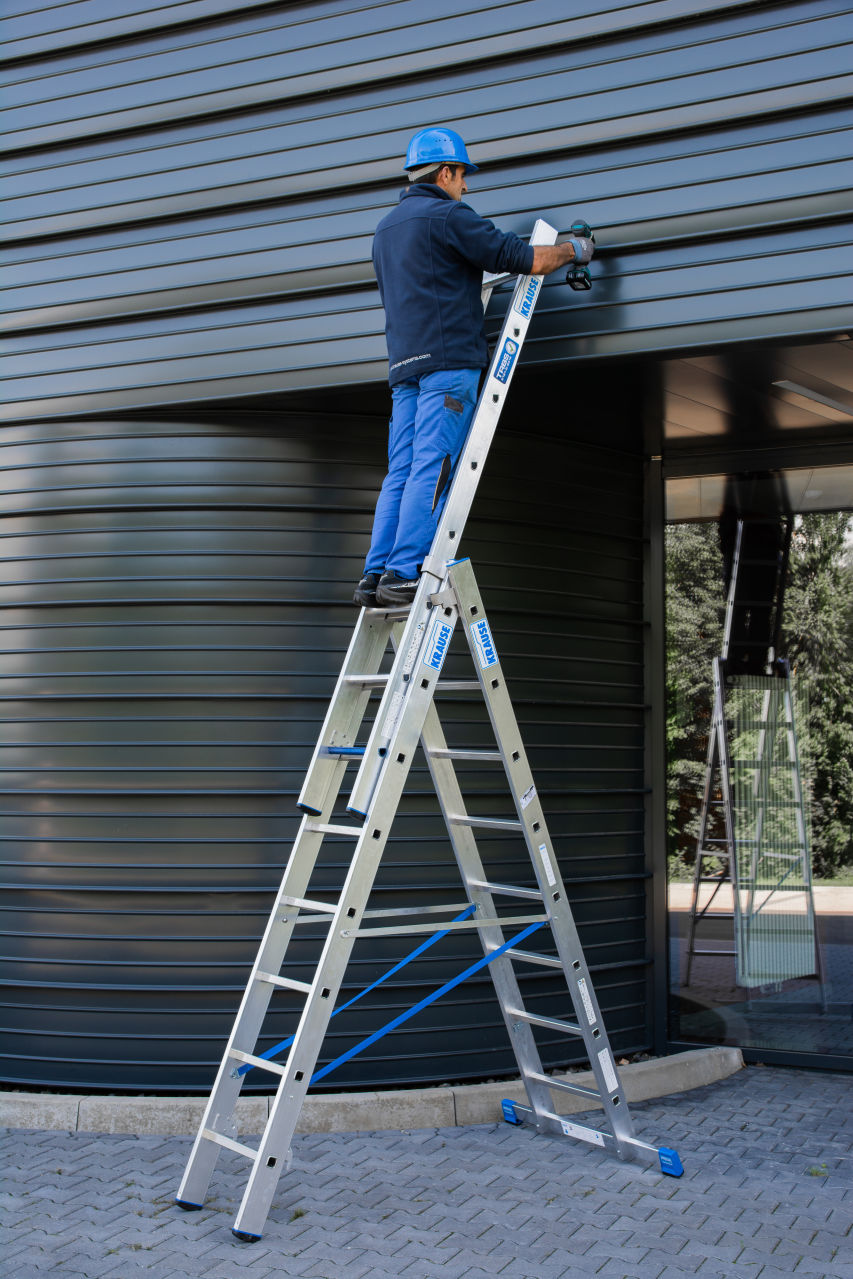 Stabilo Professional Vielzweckleiter +S, 3x12 Stufen/Sprossen