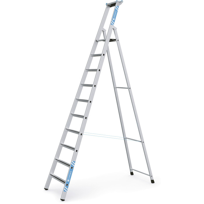 Saferstep S, Gebördelte Stufen-Stehleiter, 6 Stufen einschl. Plattform