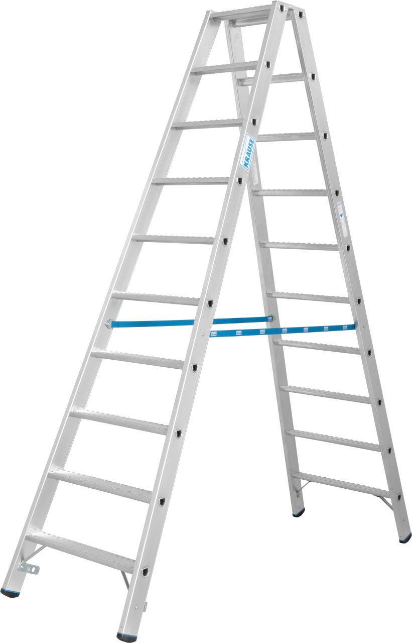 STABILO Doppelleiter mit R13-Stufen, 2 x 10 Stufen