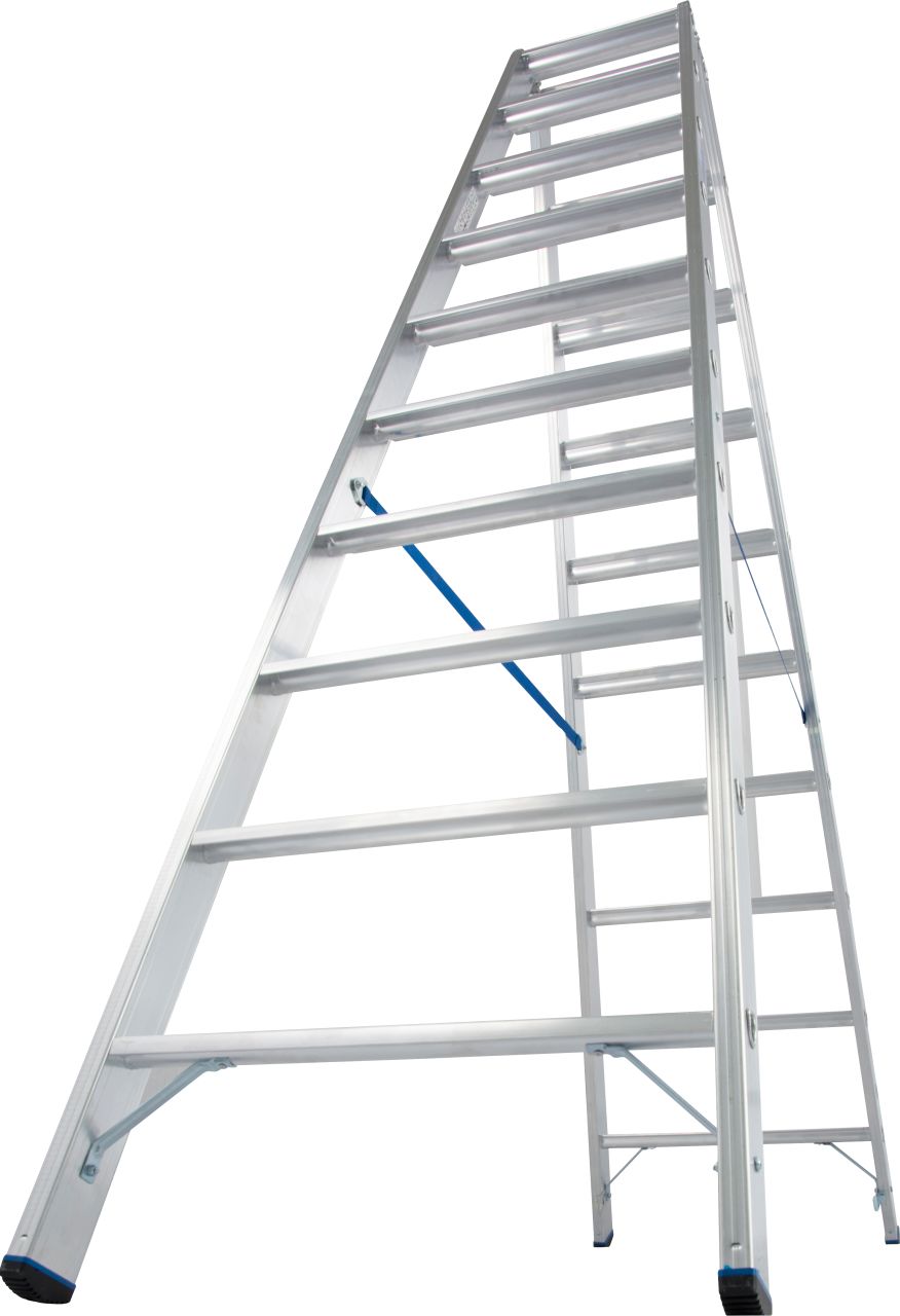 Stabilo Stufen-Doppelleiter 2x10 Stufen