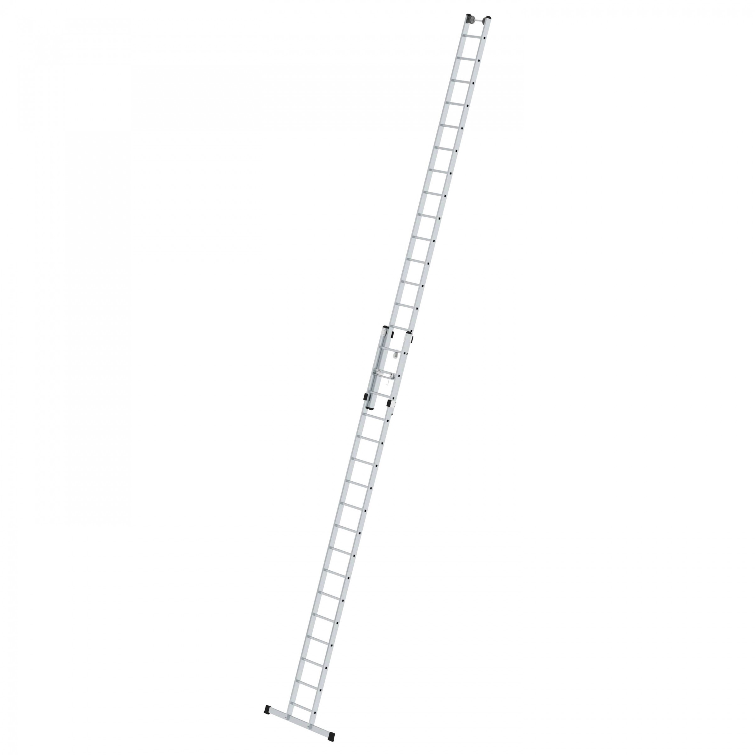 Sprossen-Seilzugleiter 2-teilig mit Standard Traverse 2 x 17 Sprossen