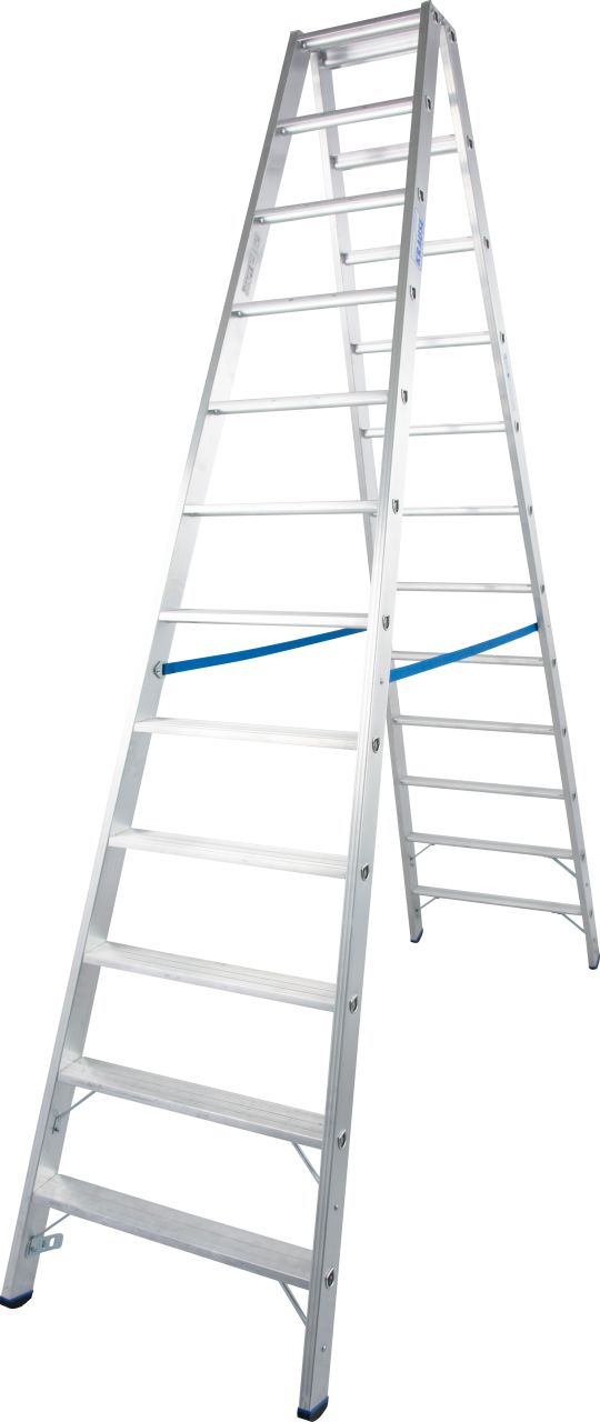 Stabilo Stufen-Doppelleiter 2x12 Stufen