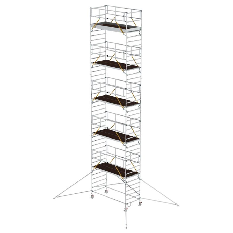 Rollgerüst SG mit Ausleger und Doppelplattform Plattformgröße 3,00 x 1,35 m, Arbeitshöhe 8,43 m