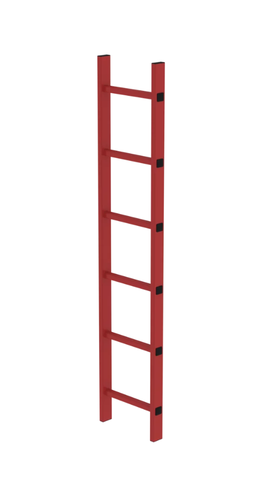 Schachtleiter aus GFK, Außenbreite 350 mm, 6 Sprossen Schachtleiter aus GFK, Außenbreite 350 mm, 6 Sprossen