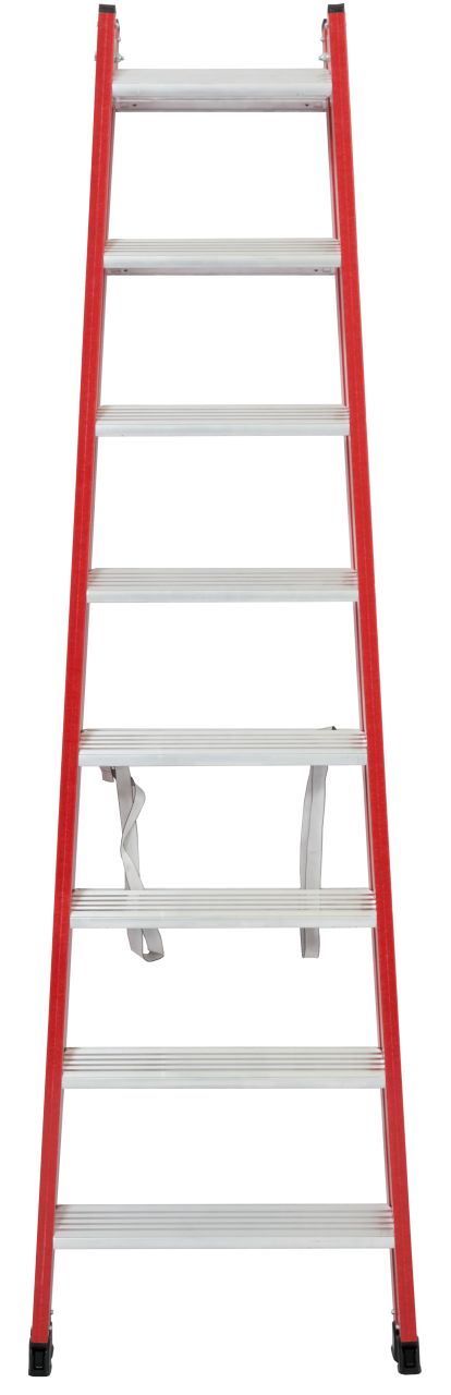Kunststoff Stufen-DoppelLeiter, 2x8 Stufen Kunststoff Stufen-DoppelLeiter, 2x8 Stufen
