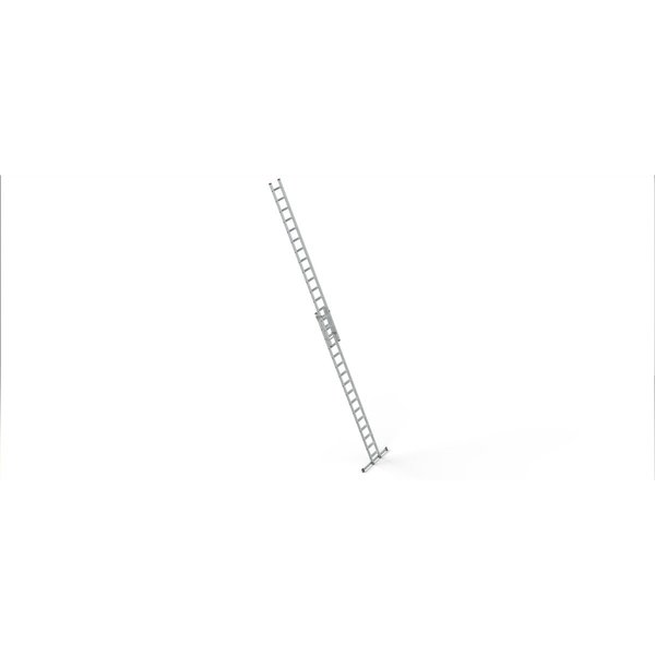 PREMIUM line Alu-Stufenschiebeleiter, 2-teilig, 2 x 10 Stufen
