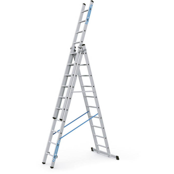 Skymaster X, Gebördelte Mehrzweckleiter, 3-teilig, 3x14 Sprossen